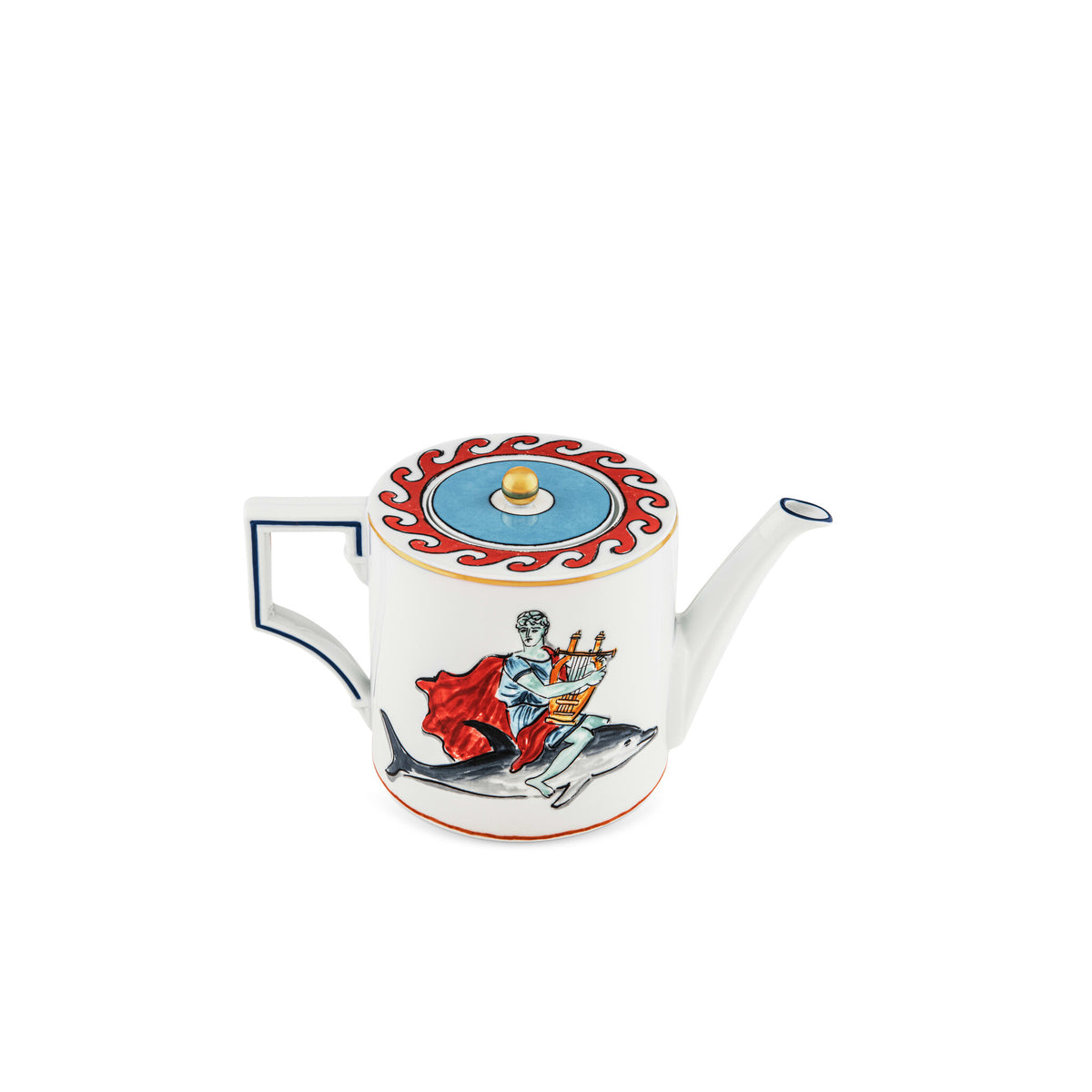 Ginori 1735 Il Viaggio di Nettuno Teapot, White, view 2