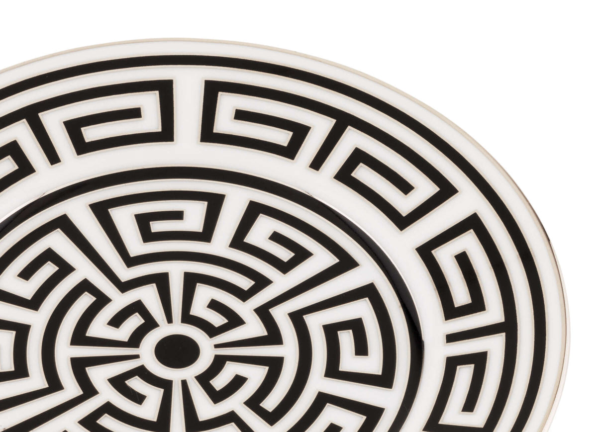 Ginori 1735 Labirinto Bread Plate, Black, view 3