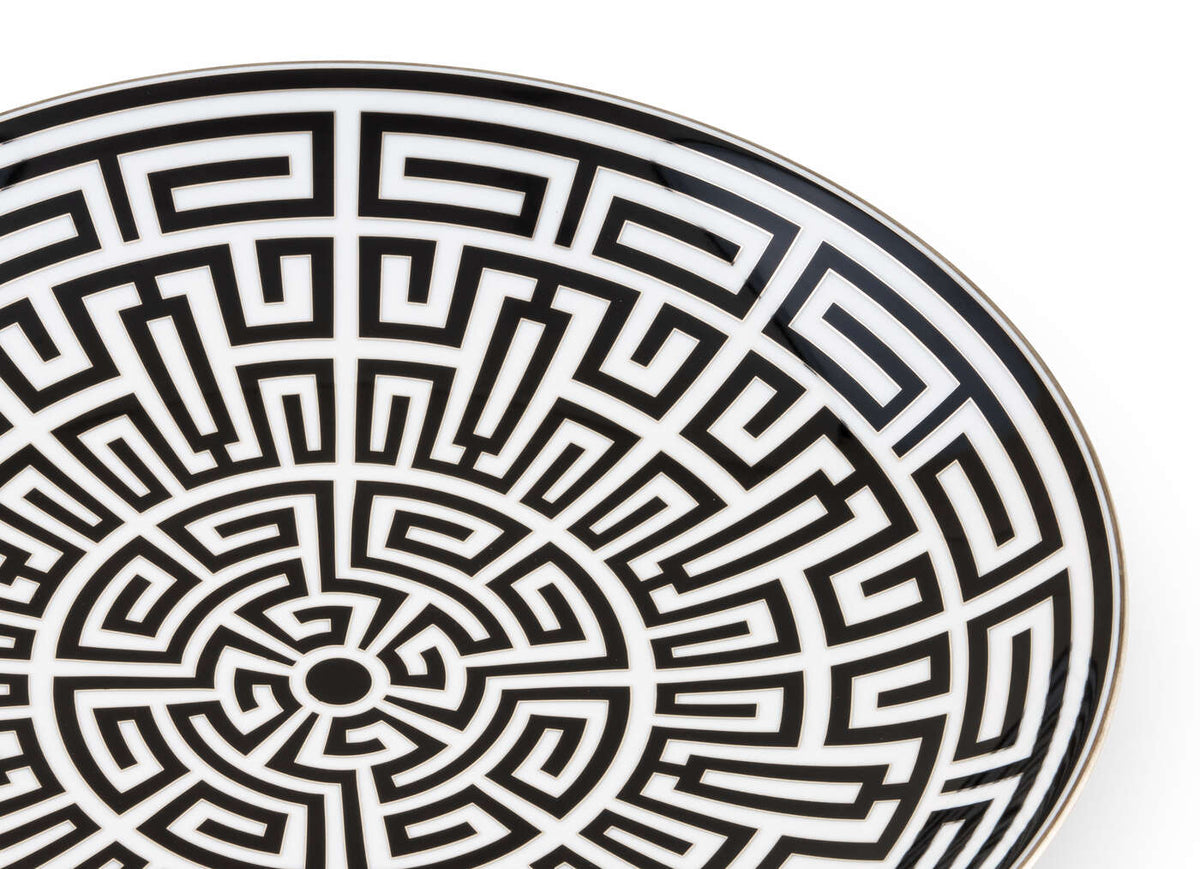 Ginori 1735 Labirinto Centerpiece, Black, view 3