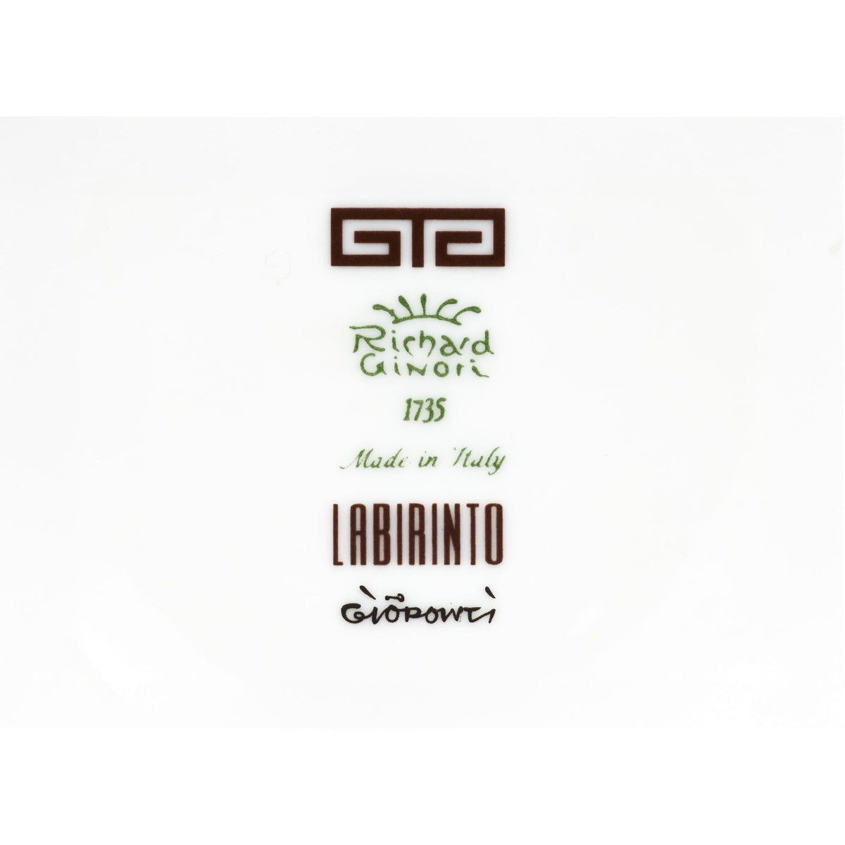 Ginori 1735 Labirinto Centerpiece, Ebano, view 5
