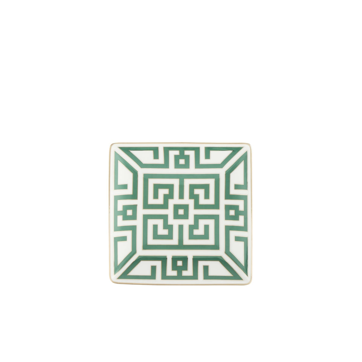 Ginori 1735 Labirinto Change Tray, Smeraldo