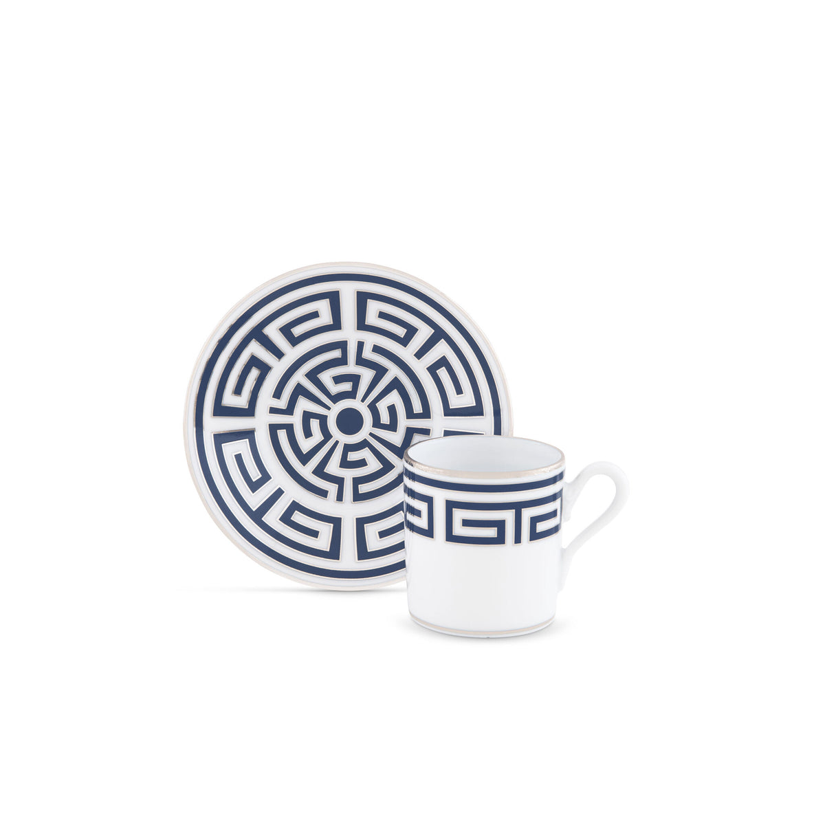 Ginori 1735 Labirinto Espresso Cup, Zaffiro, view 3