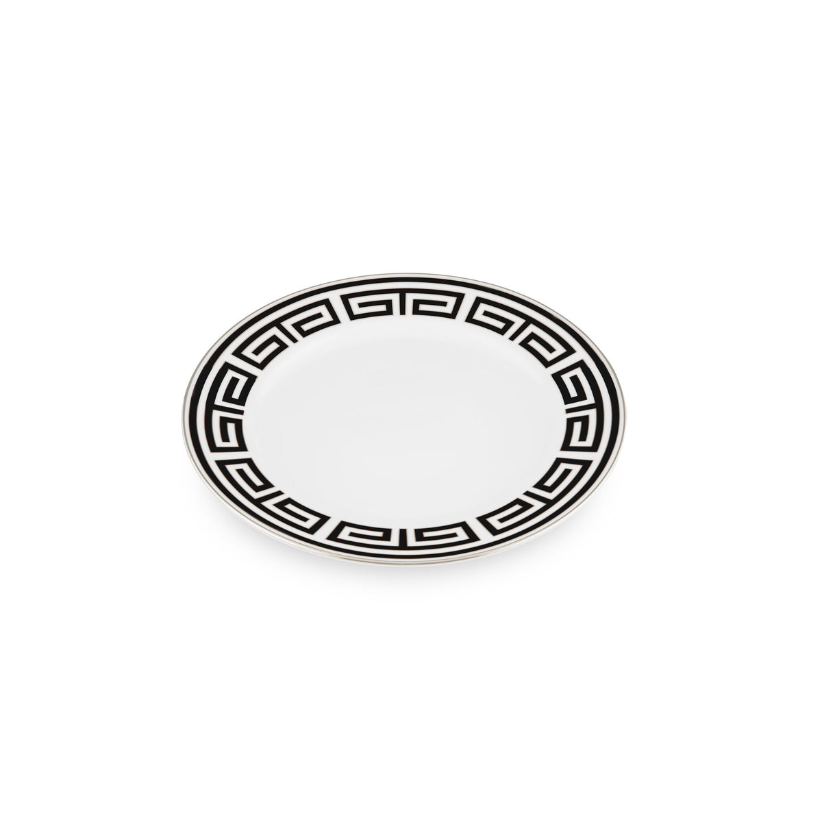 Ginori 1735 Labirinto Flat Plate, Black, view 2