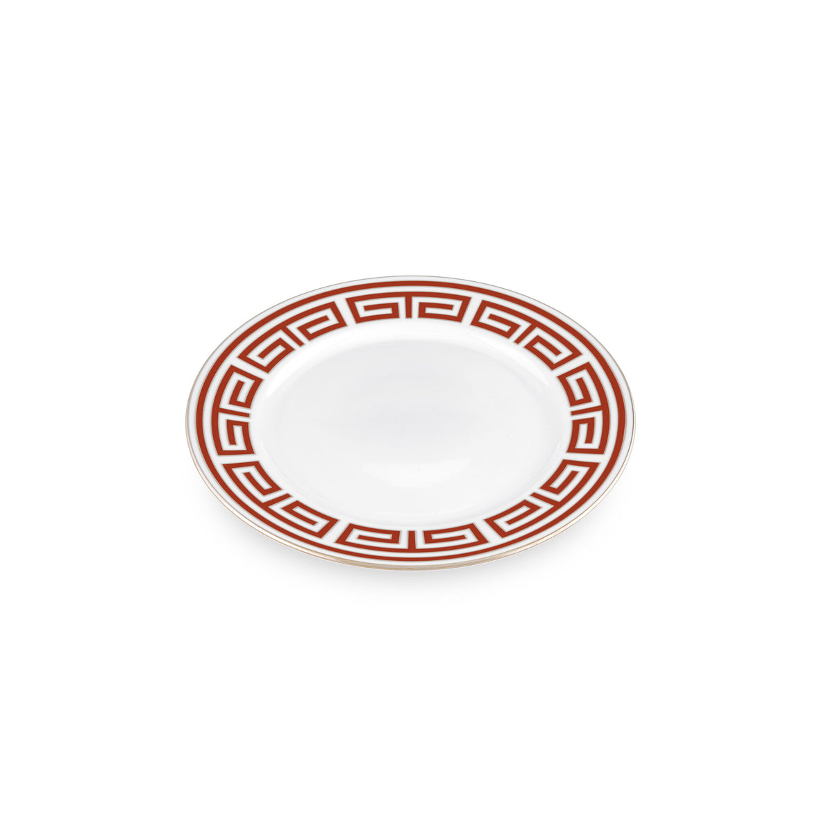 Ginori 1735 Labirinto Flat Plate, Scarlatto, view 2
