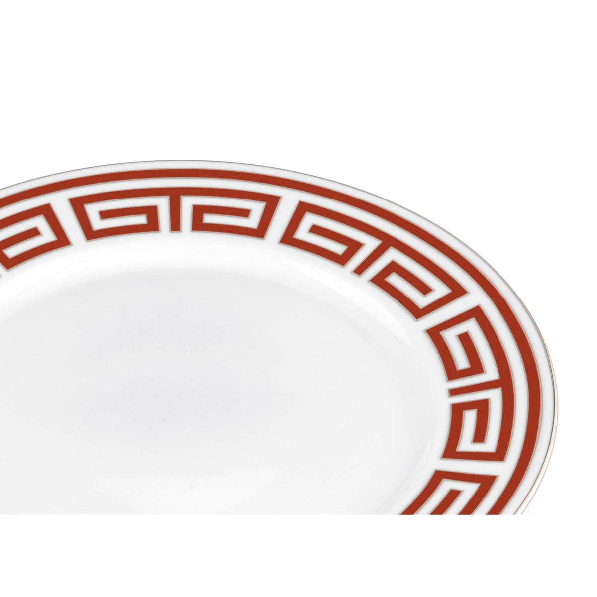 Ginori 1735 Labirinto Flat Plate, Scarlatto, view 3
