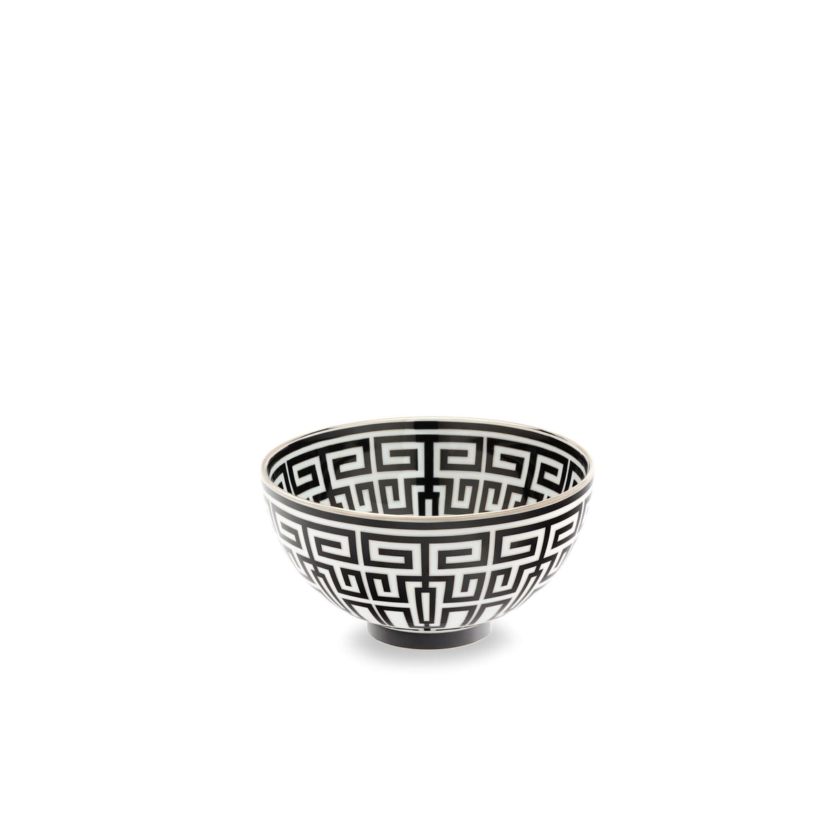 Ginori 1735 Labirinto Gio Ponti Bowl, Black