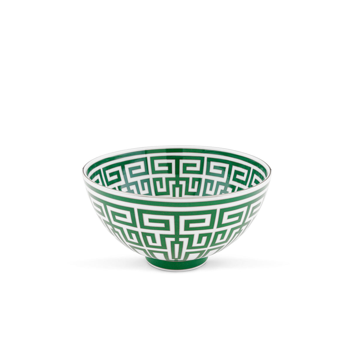 Ginori 1735 Labirinto Gio Ponti Bowl, Smeraldo