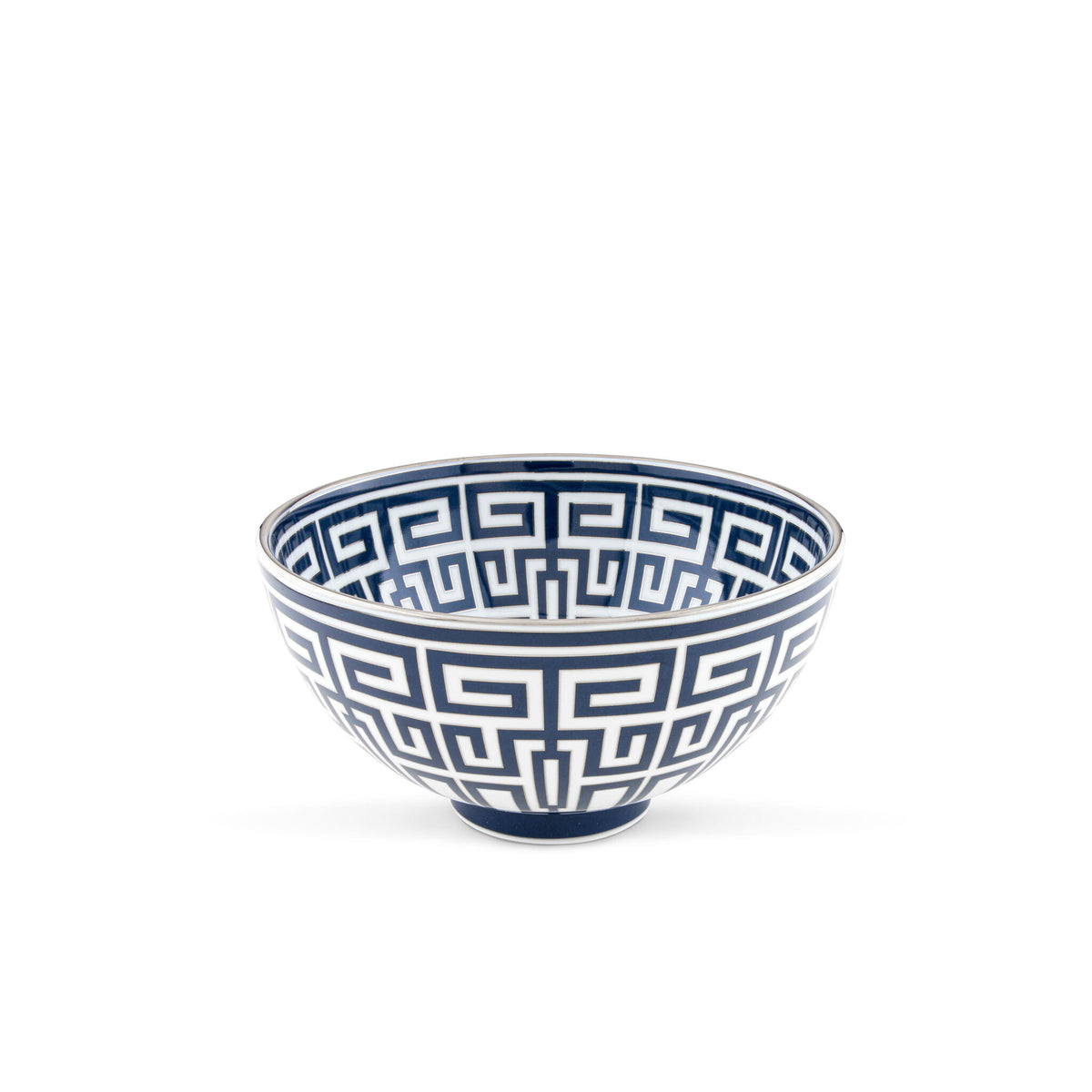 Ginori 1735 Labirinto Gio Ponti Bowl, Zaffiro