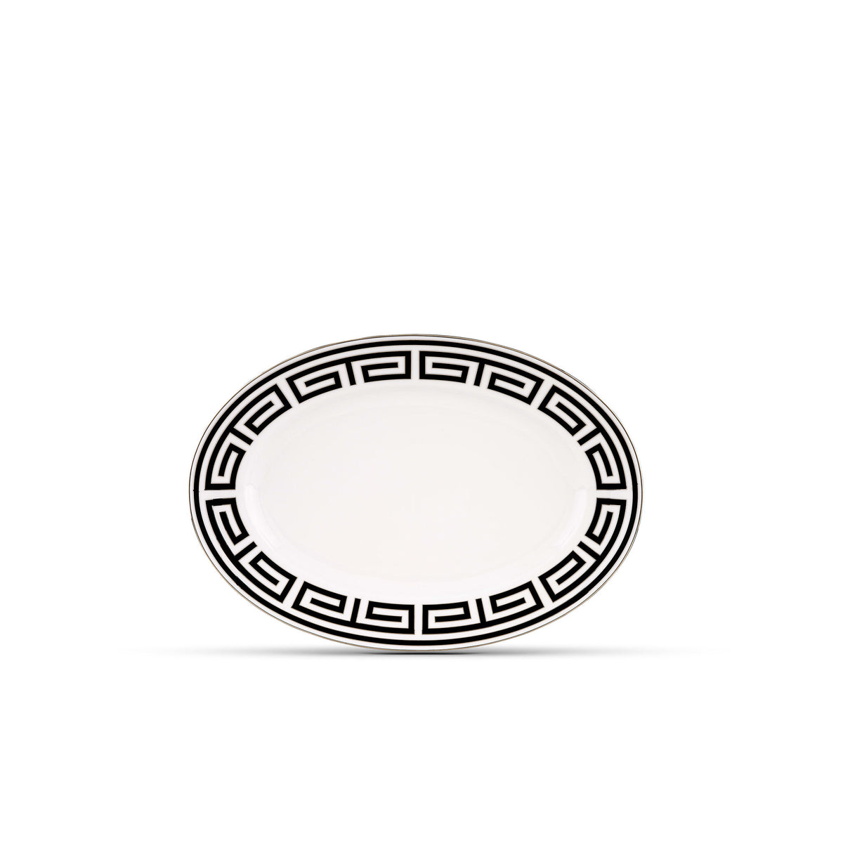 Ginori 1735 Labirinto Large Oval Platter, Black
