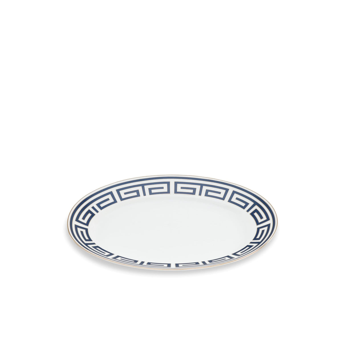 Ginori 1735 Labirinto Large Oval Platter, Zaffiro, view 2