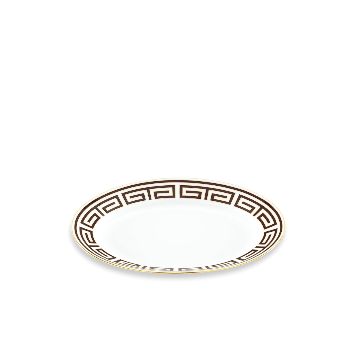 Ginori 1735 Labirinto Oval Platter, Ebano, view 2
