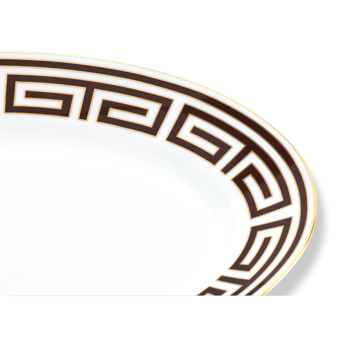 Ginori 1735 Labirinto Oval Platter, Ebano, view 4