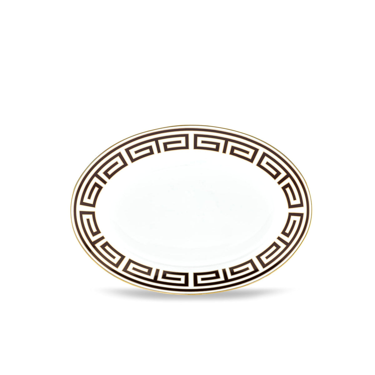 Ginori 1735 Labirinto Oval Platter, Ebano