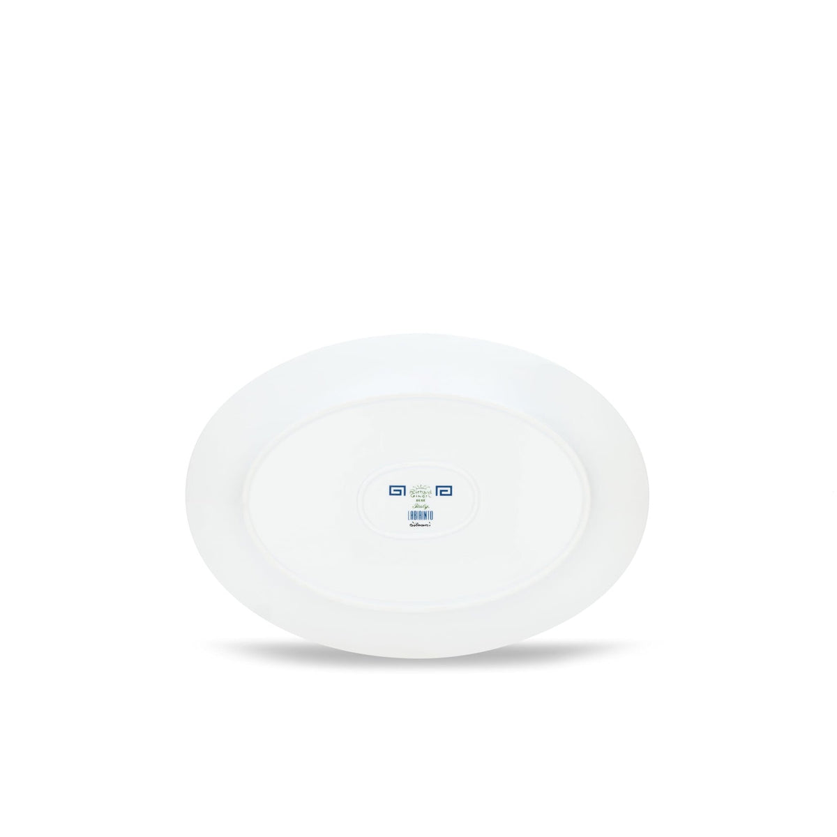 Ginori 1735 Labirinto Oval Platter, Zaffiro, view 5