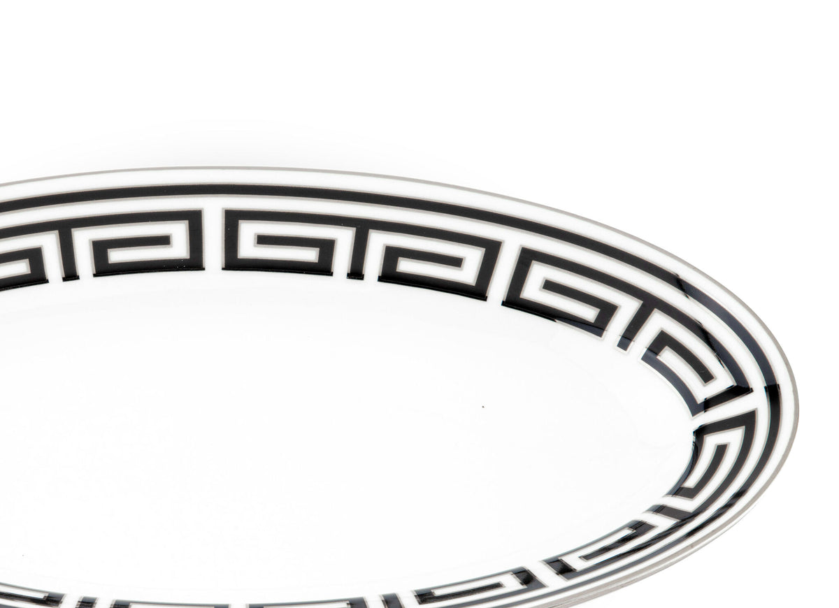 Ginori 1735 Labirinto Pickle Dish, Black, view 3