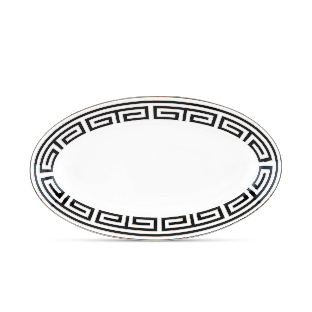 Ginori 1735 Labirinto Pickle Dish, Black