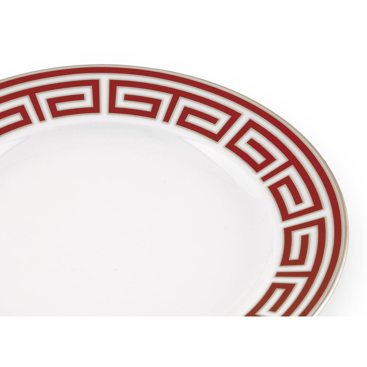 Ginori 1735 Labirinto Round Platter, Scarlatto, view 3