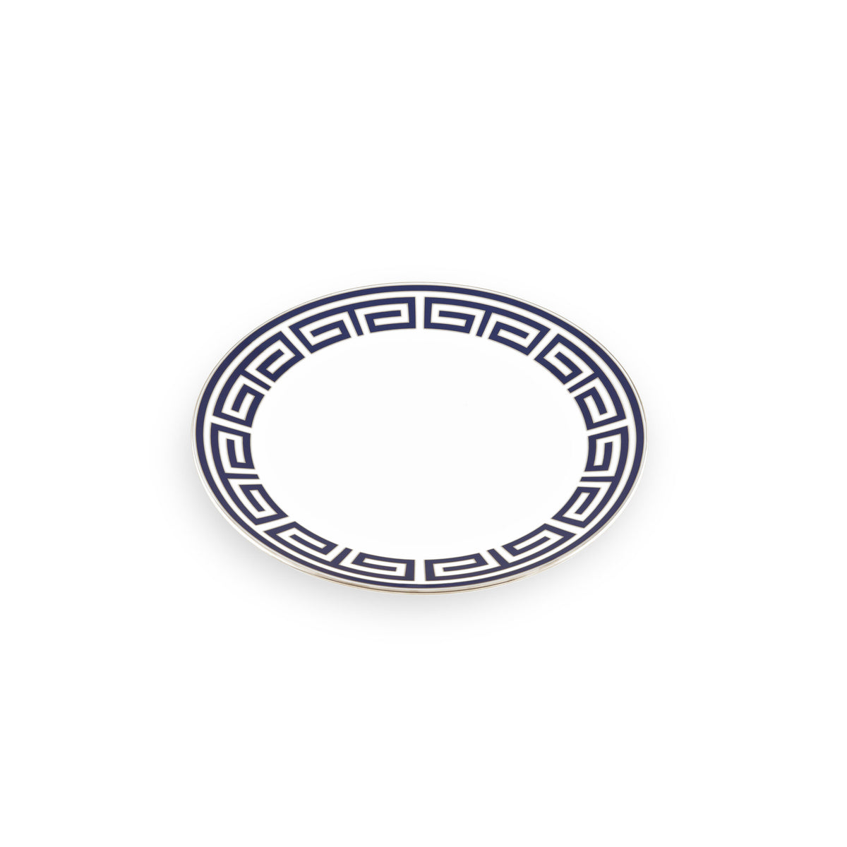 Ginori 1735 Labirinto Round Platter, Zaffiro, view 2
