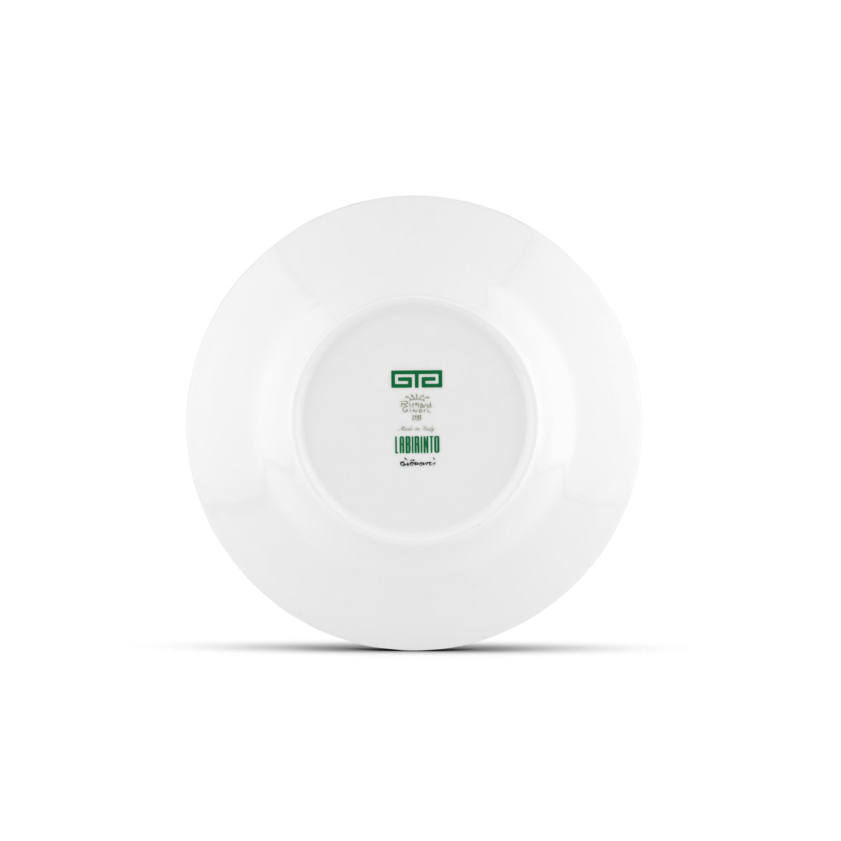 Ginori 1735 Labirinto Soup Plate, Smeraldo, view 5