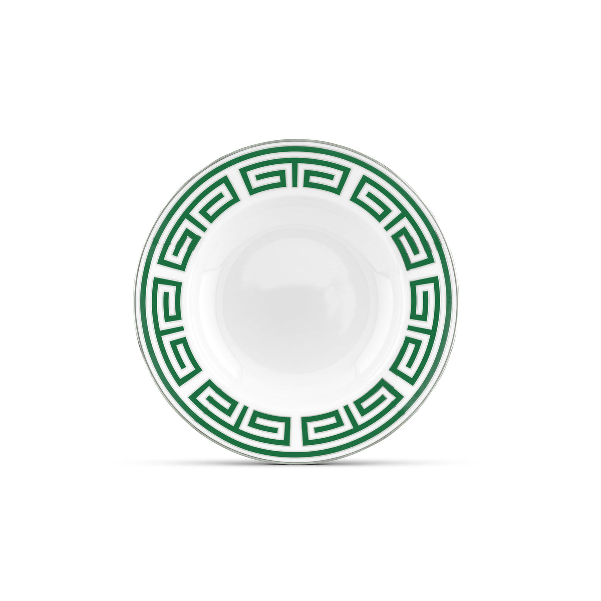 Ginori 1735 Labirinto Soup Plate, Smeraldo