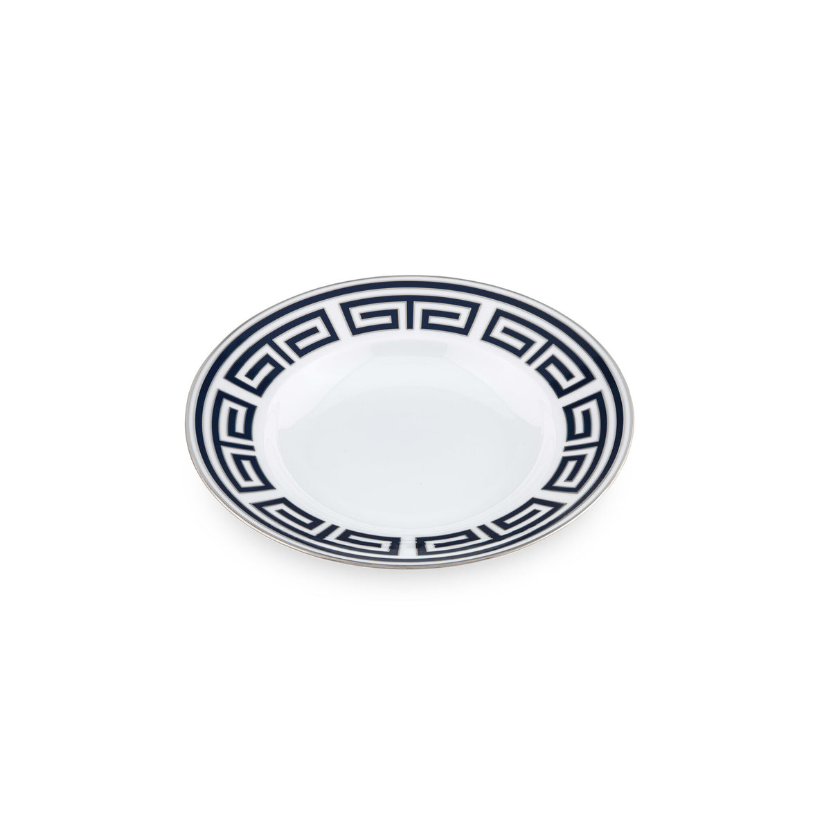 Ginori 1735 Labirinto Soup Plate, Zaffiro, view 2