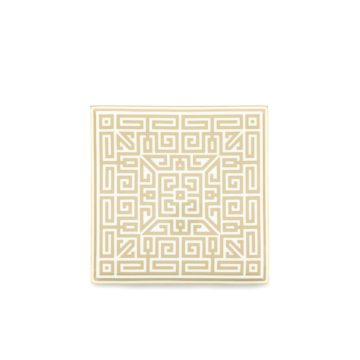Ginori 1735 Labirinto Square Centerpiece, Cachemire