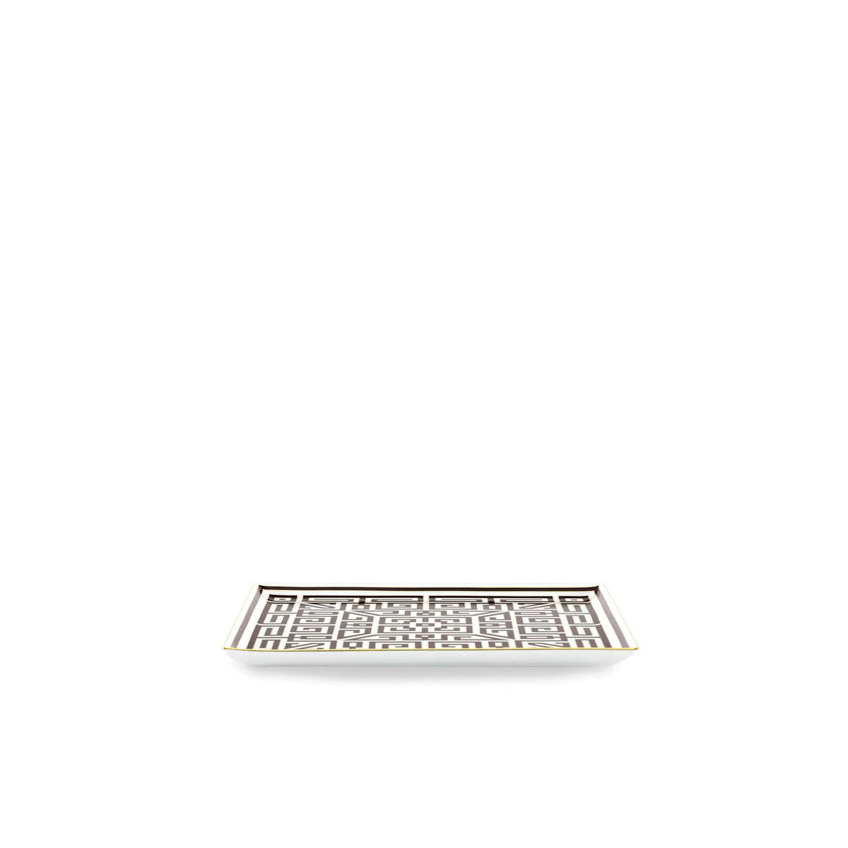 Ginori 1735 Labirinto Square Centerpiece, Ebano, view 3