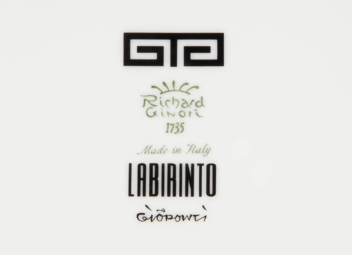 Ginori 1735 Labirinto Tea Cup, Black, view 4