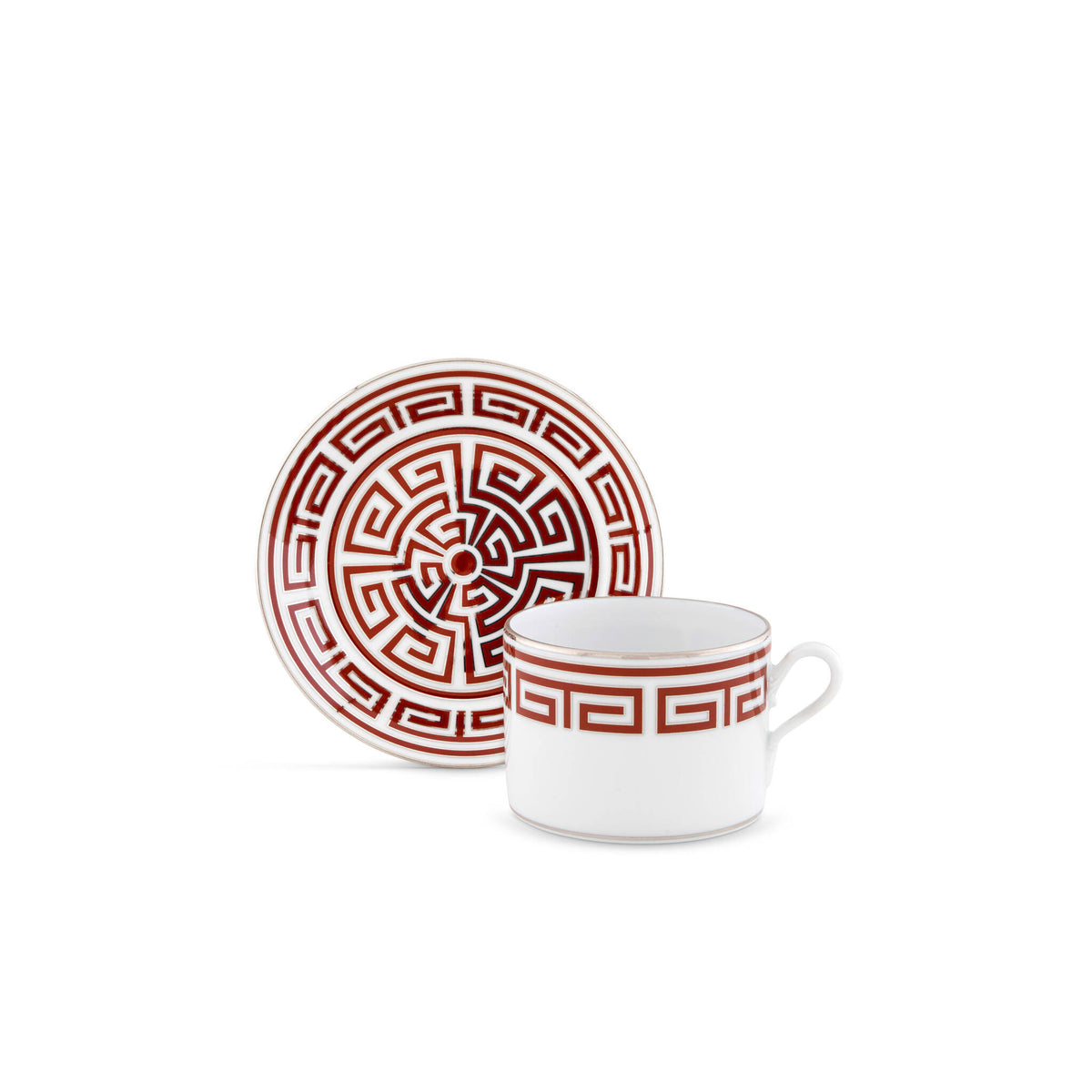Ginori 1735 Labirinto Tea Cup, Scarlatto, view 3