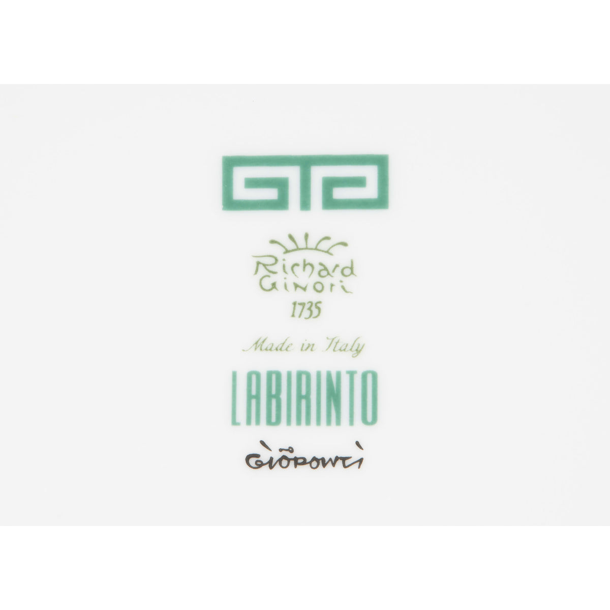 Ginori 1735 Labirinto Tea Cup, Smeraldo, view 4