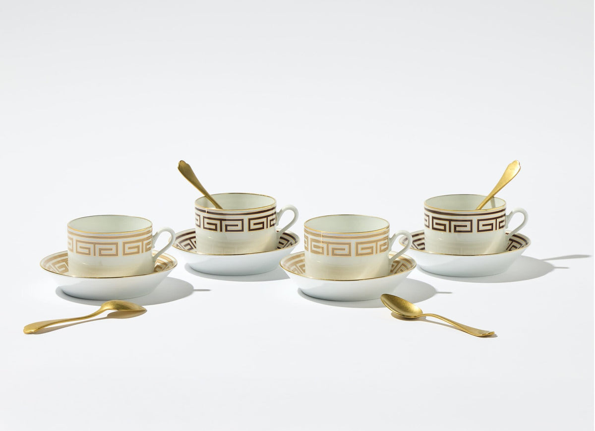 Ginori 1735 Labirinto Tea Saucer, Ebano, view 6