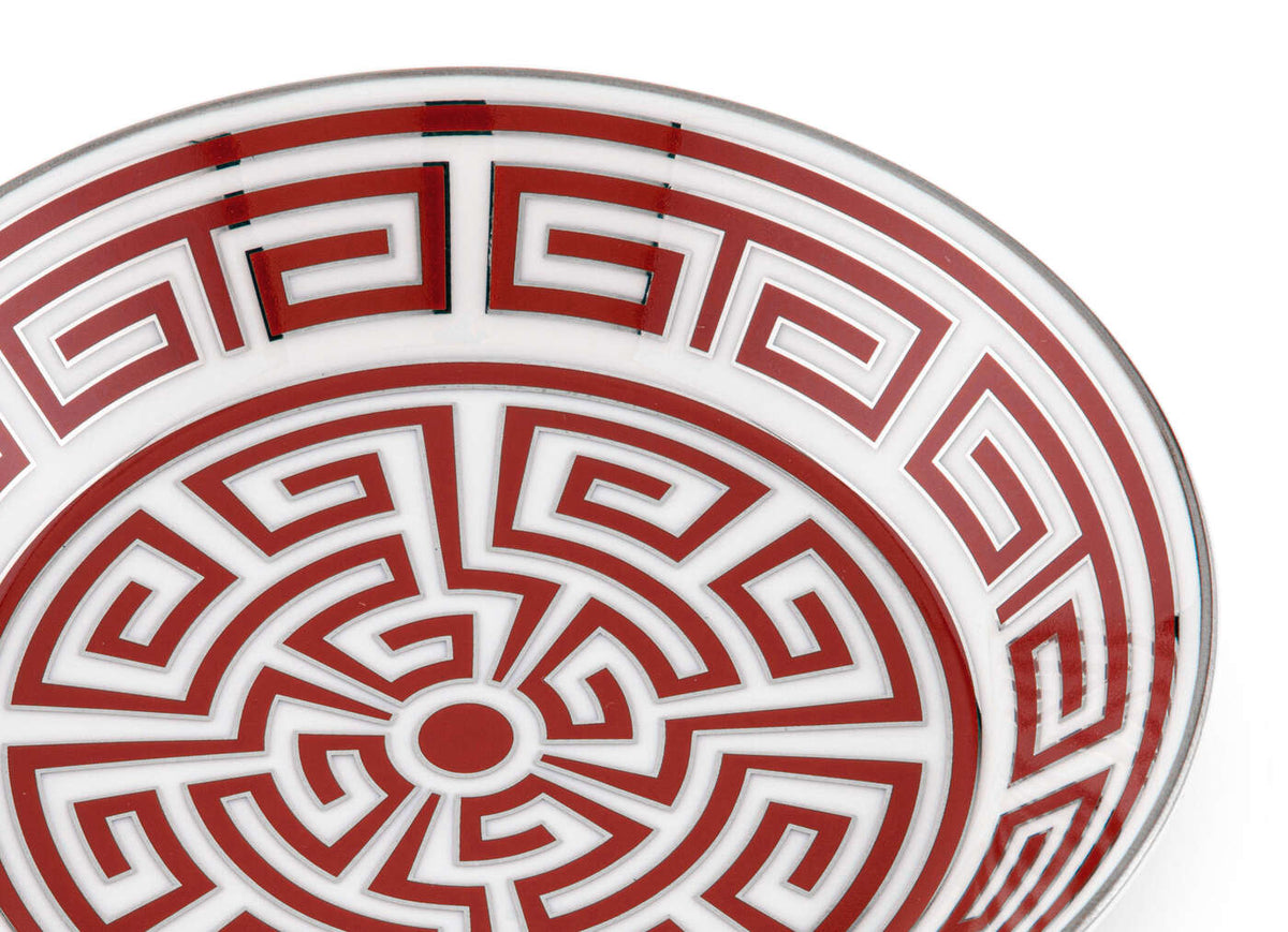 Ginori 1735 Labirinto Tea Saucer, Scarlatto, view 3