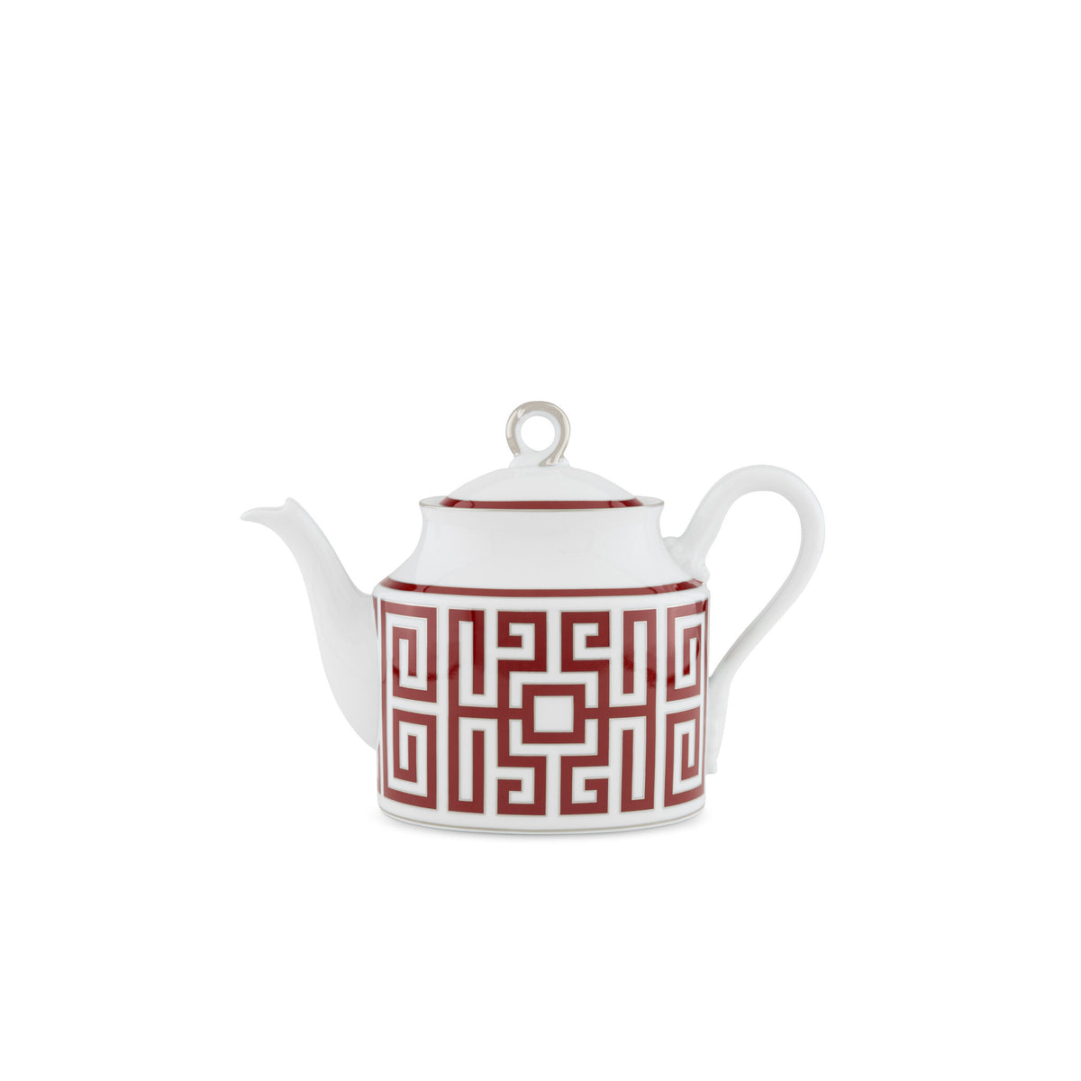 Ginori 1735 Labirinto Teapot, Scarlatto