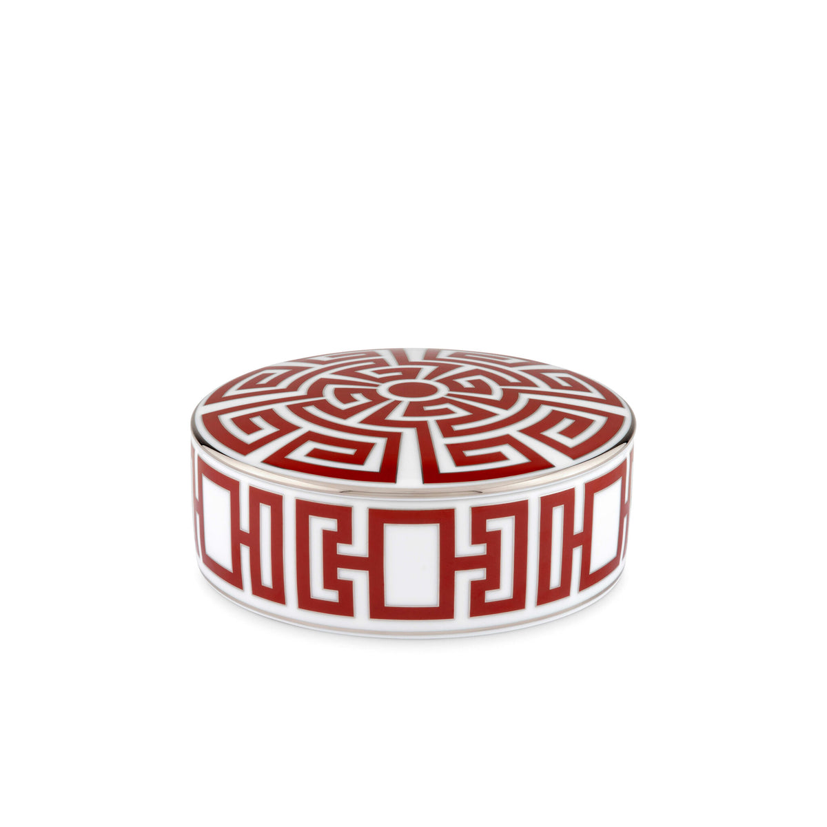 Ginori 1735 Labirinto Trinket Box, Scarlatto
