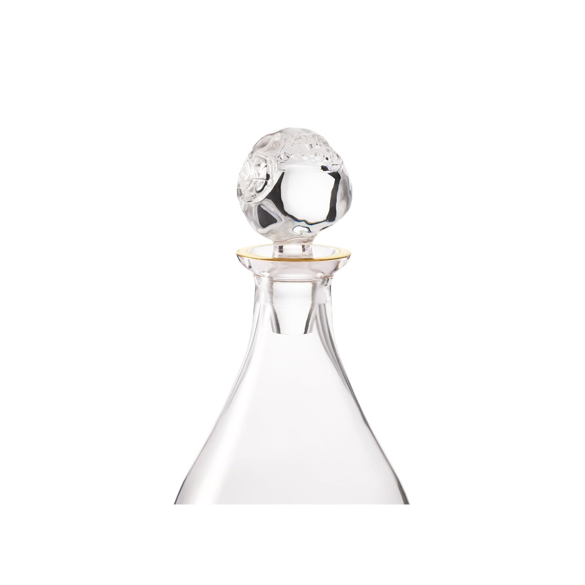 Ginori 1735 Marchese Decanter, Gold Thread, view 2