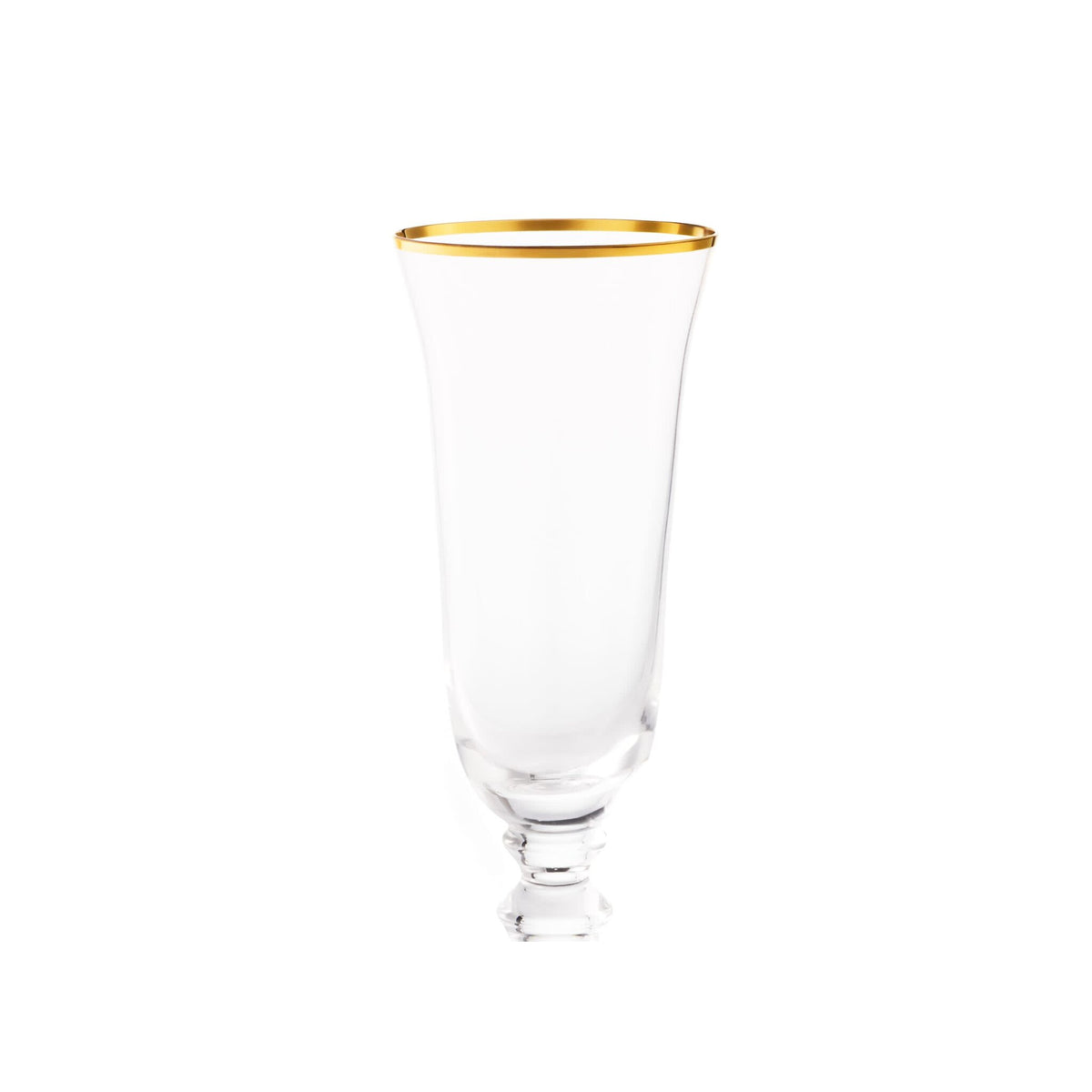 Ginori 1735 Medici Flute Goblets, Gold Thread, Set of 2, view 3