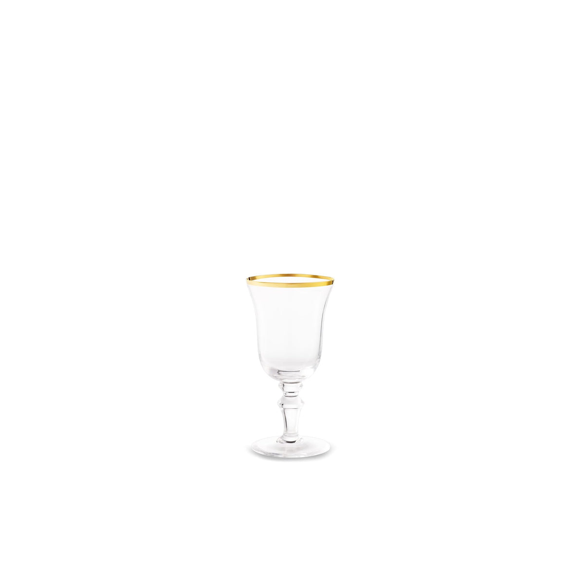 Ginori 1735 Medici Liquor Goblets, Gold Thread, Set of 2