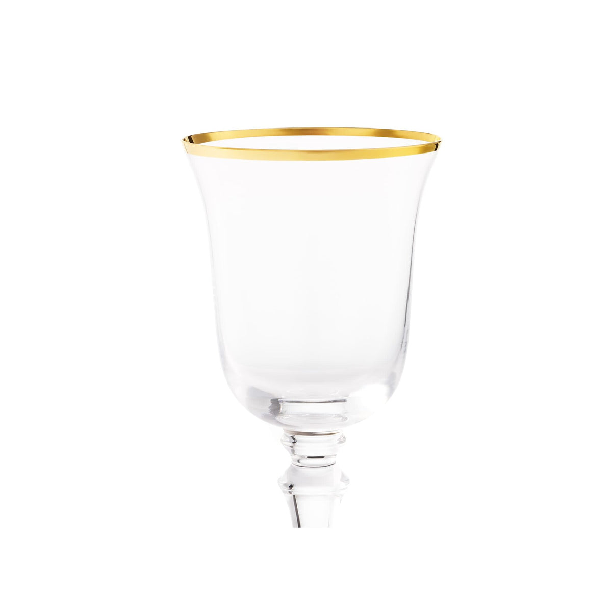 Ginori 1735 Medici Water Goblets, Gold Thread, Set of 2, view 3