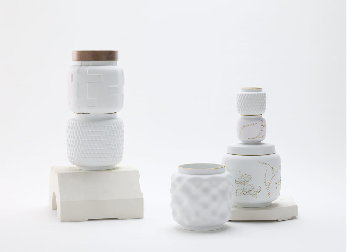 Ginori 1735 Officina Ultra Small Vase Gear, Mechanical Textures, view 5