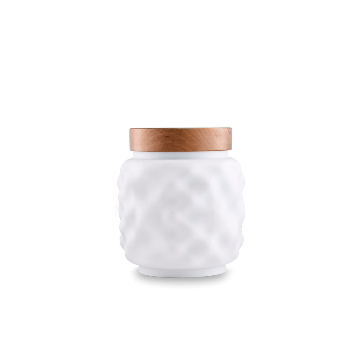 Ginori 1735 Officina Ultra Vase with Lid Cloud, Soft Organic Surfaces, view 2