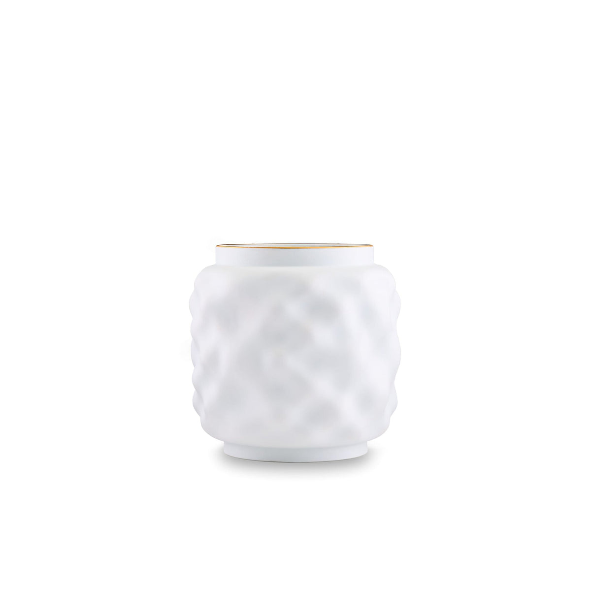 Ginori 1735 Officina Ultra Vase with Lid Cloud, Soft Organic Surfaces