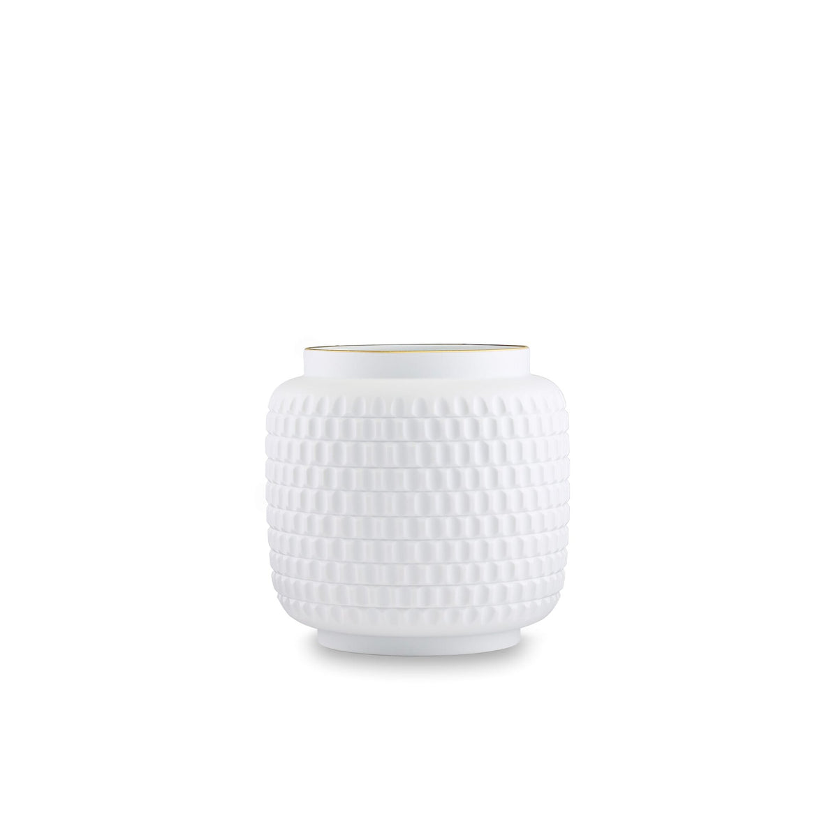 Ginori 1735 Officina Ultra Vase with Lid Gear, Mechanical Textures