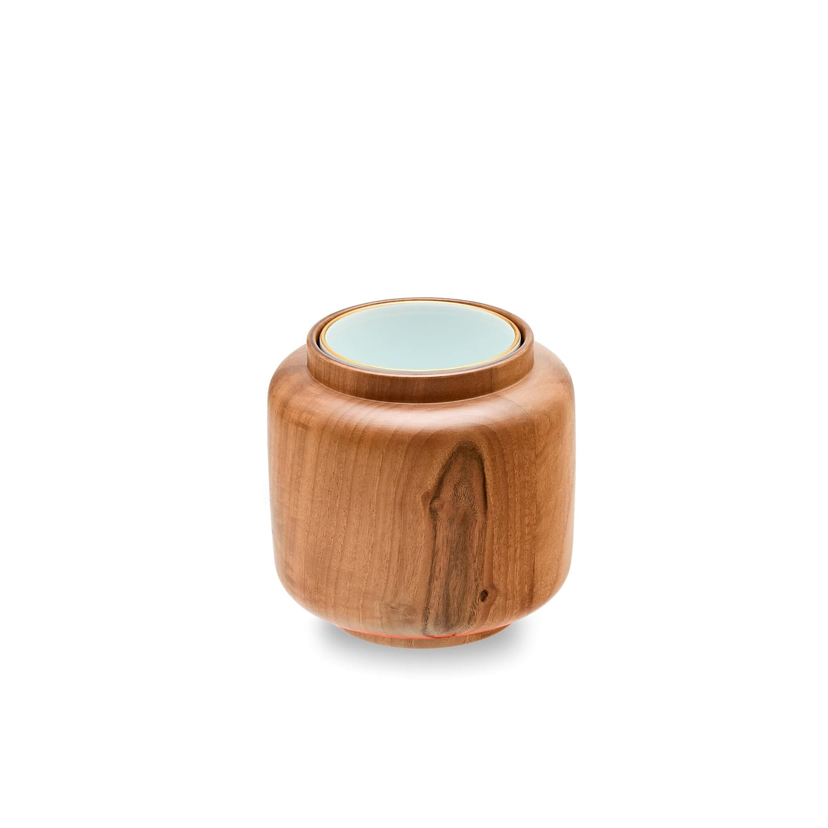 Ginori 1735 Officina Ultra Vase with Lid Walnut, Wood, view 5