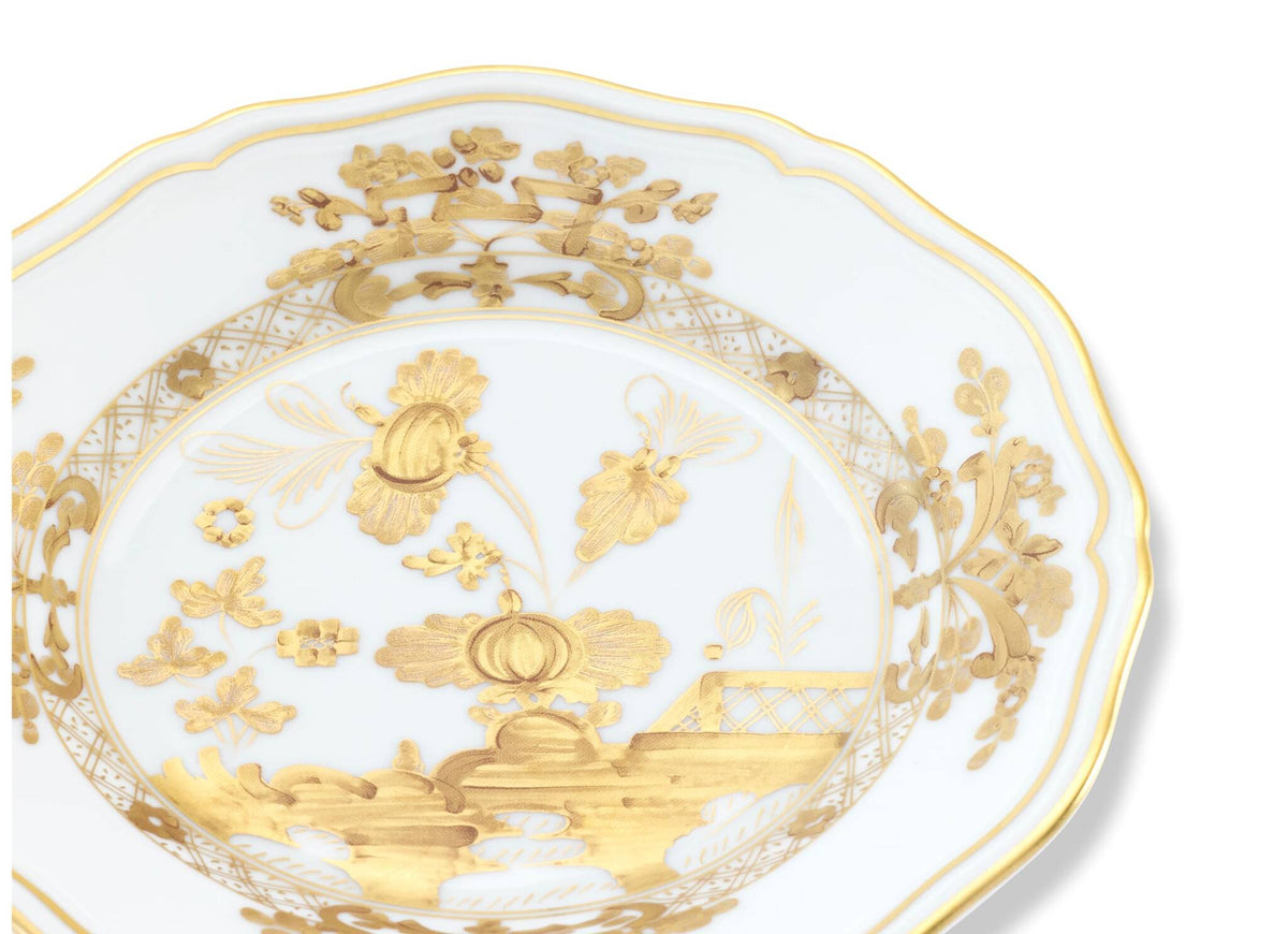 Ginori 1735 Oriente Italiano Bread Plate, Aurum, view 3
