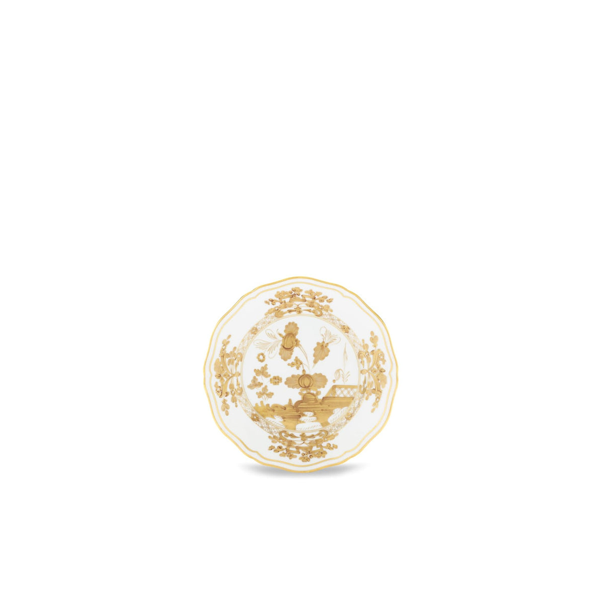 Ginori 1735 Oriente Italiano Bread Plate, Aurum