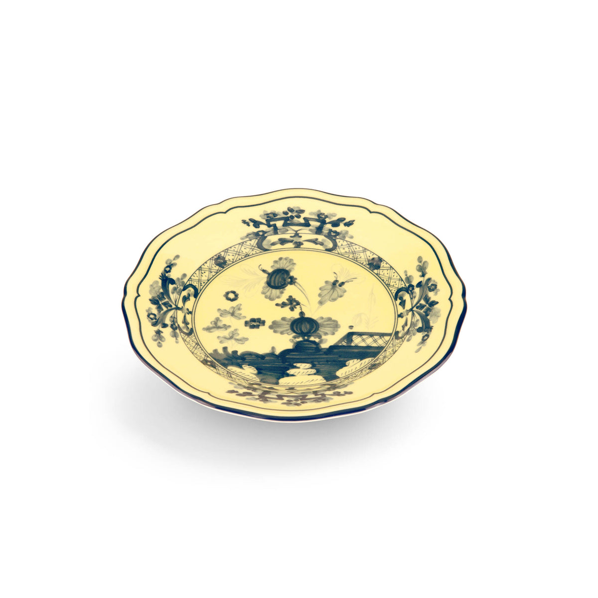 Ginori 1735 Oriente Italiano Bread Plate, Citrino, view 2