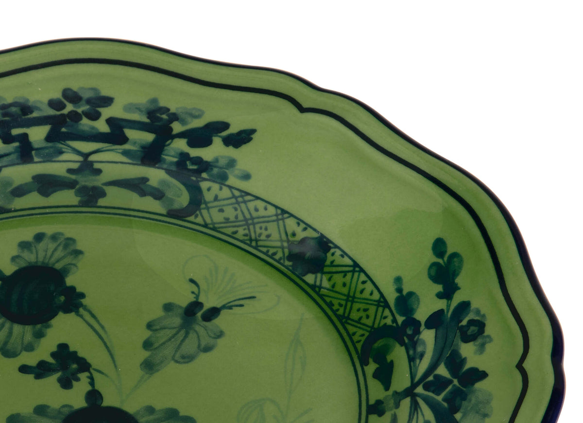 Ginori 1735 Oriente Italiano Bread Plate, Malachite, view 3