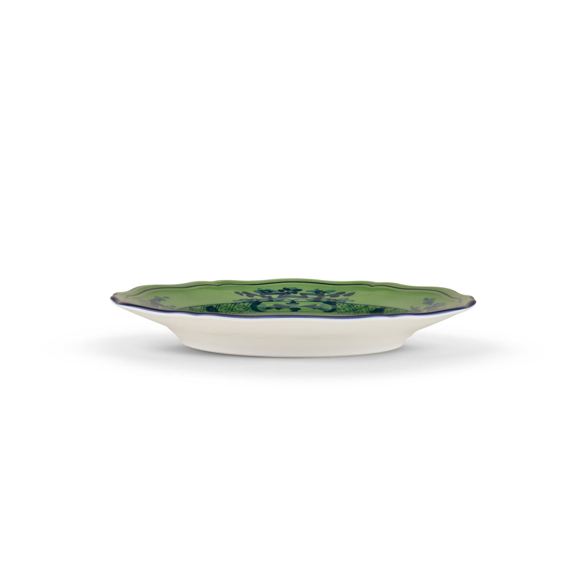 Ginori 1735 Oriente Italiano Bread Plate, Malachite, view 4