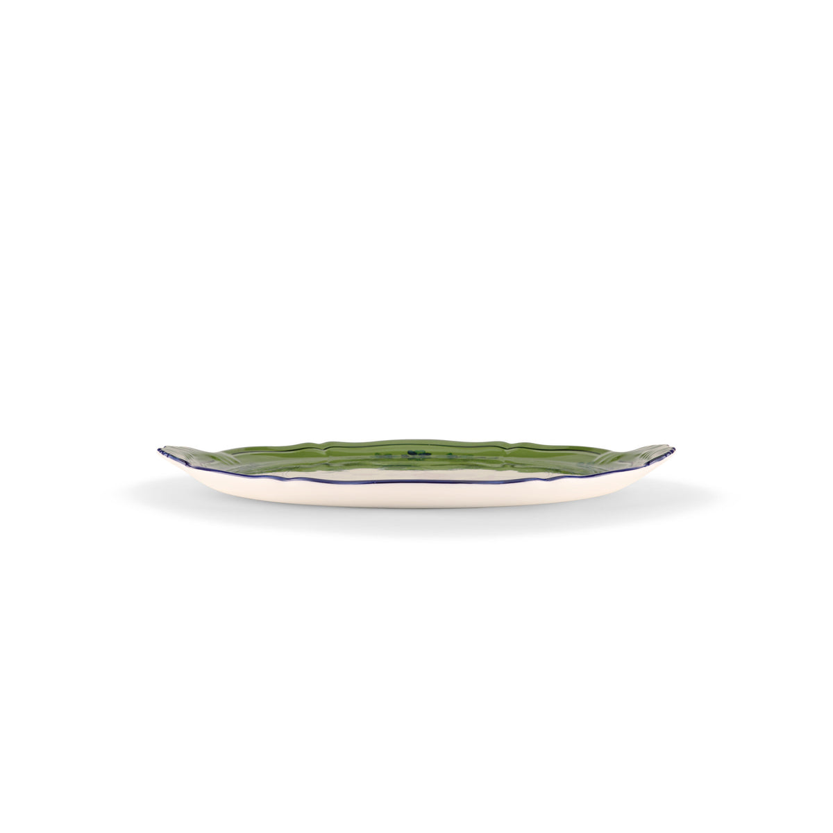 Ginori 1735 Oriente Italiano Cake Plate, Malachite, view 4