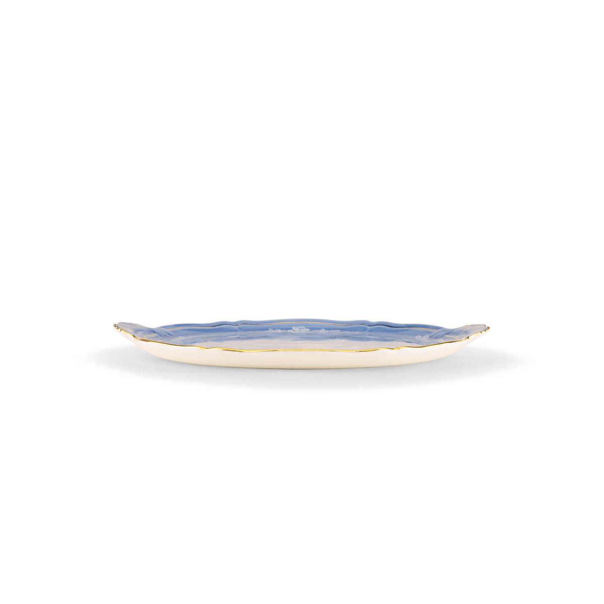Ginori 1735 Oriente Italiano Cake Plate, Pervinca, view 4